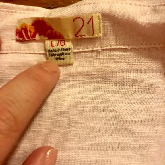 Light pink button up - Picture 2 of 3